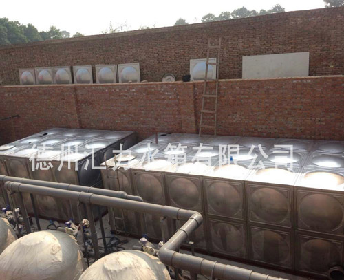 陜西韓城4臺(tái)不銹鋼水箱工程