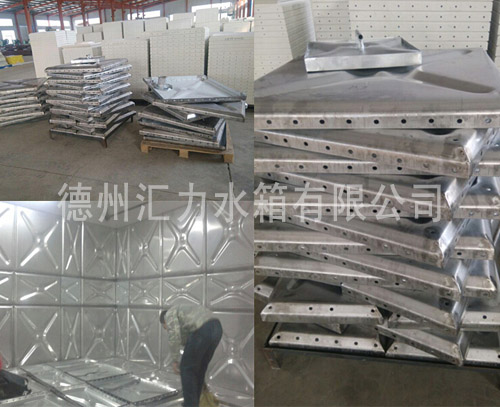 待發(fā)貨的不銹鋼螺絲連接水箱